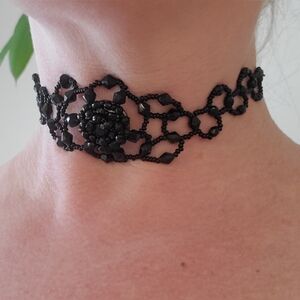 Beaded Choker Necklace